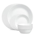 Corelle® Winter Frost White 18-piece Dinnerware Set. Service for 6