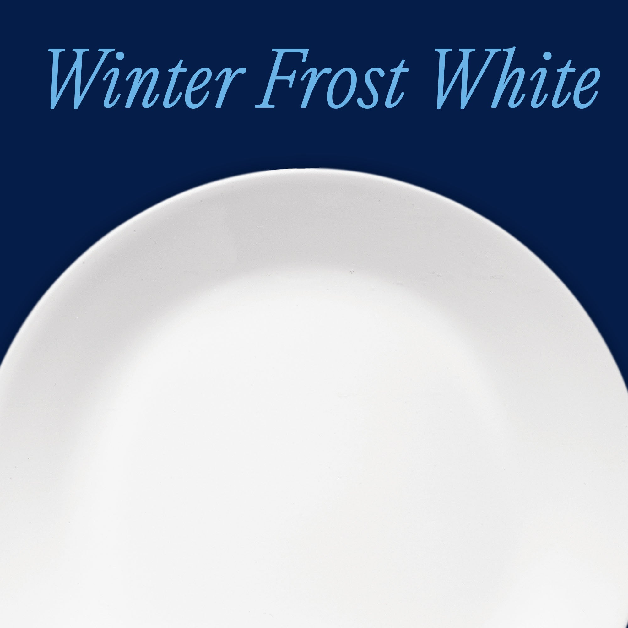 Corelle® Winter Frost White 8.5 Salad Plates. 6-pack