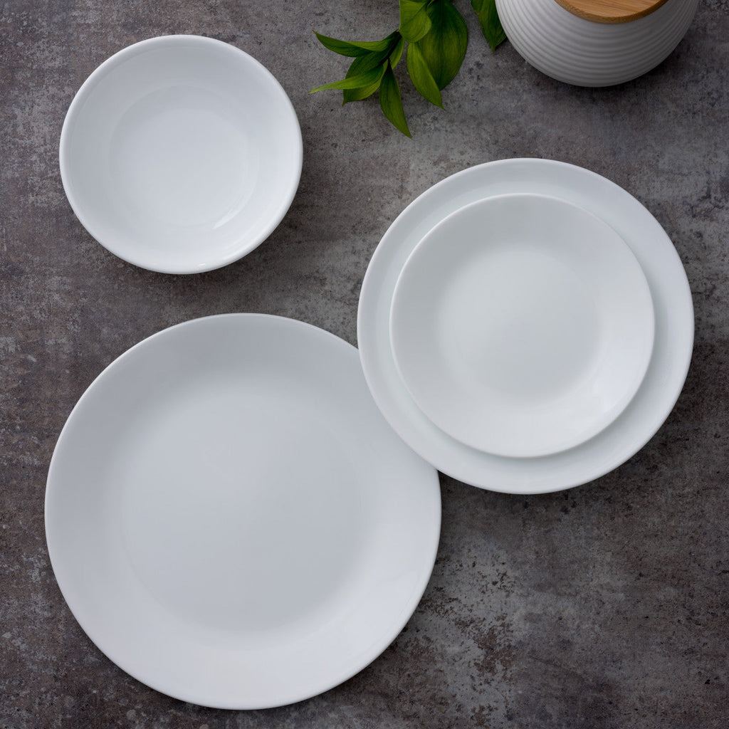 Corelle® Winter Frost White 10.5 Dinner Plates. 4-pack