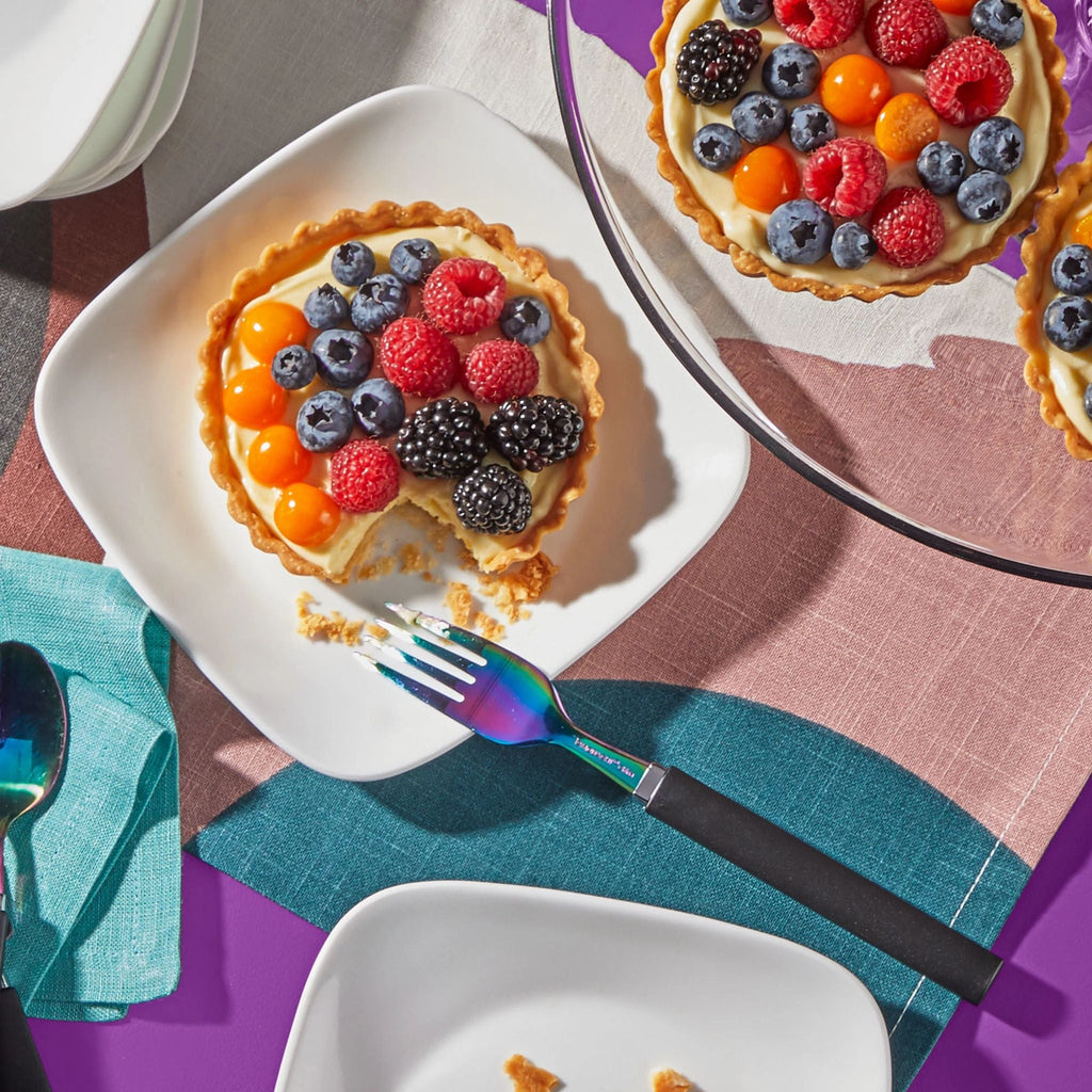 Corelle® Square™ Pure White 12-piece Dinnerware Set with Appetizer Plates. Service for 4