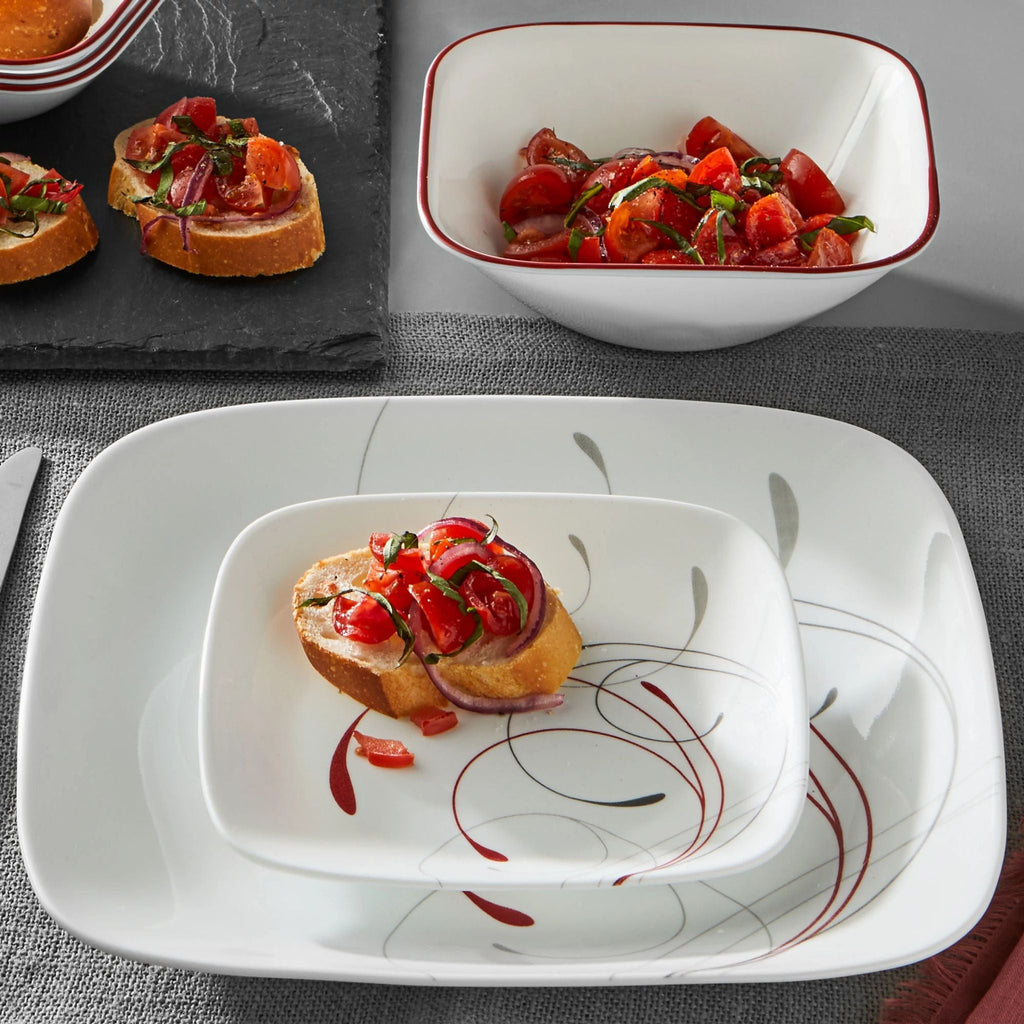 Corelle® Square Splendor 12-piece Dinnerware Set. Service for 4