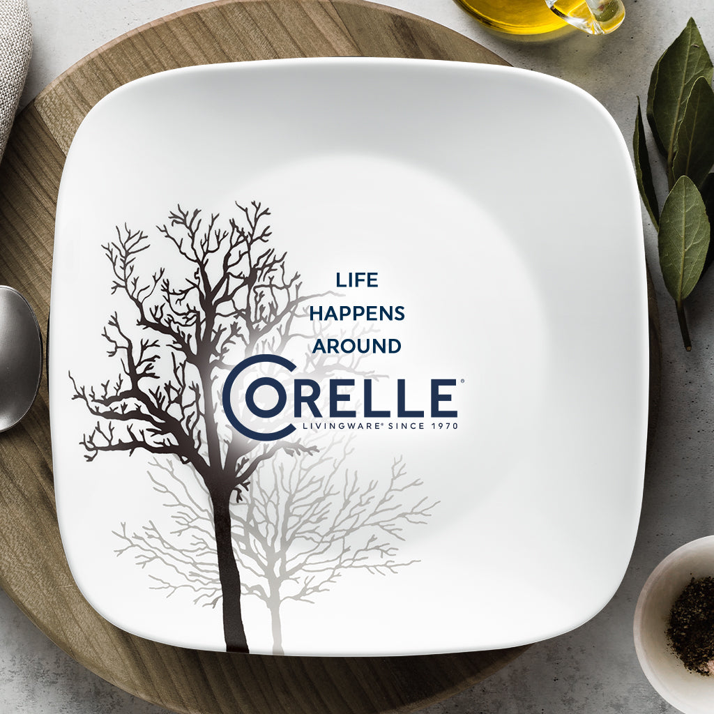 Corelle® Timber Shadows 12-piece Dinnerware Set. Service for 4