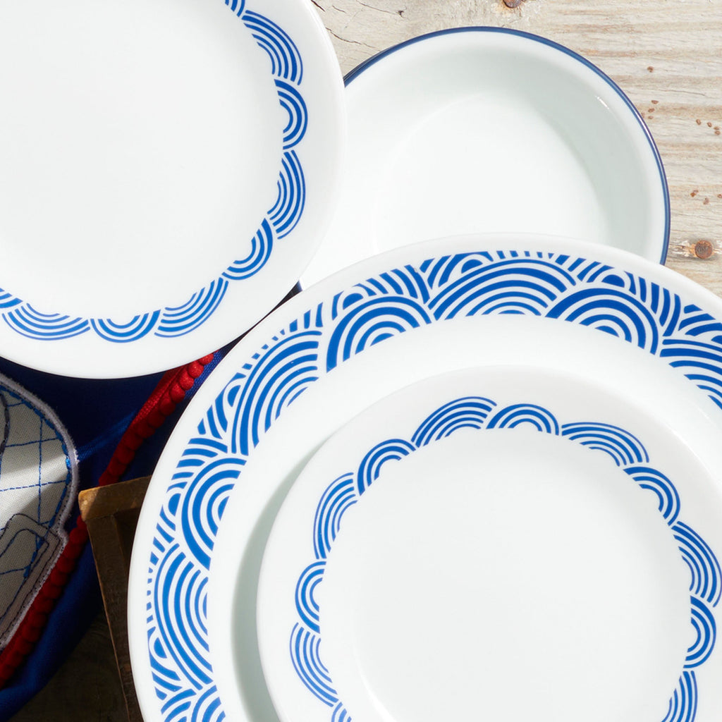 Corelle® Rolling Waves 18-piece Dinnerware Set. Service for 6