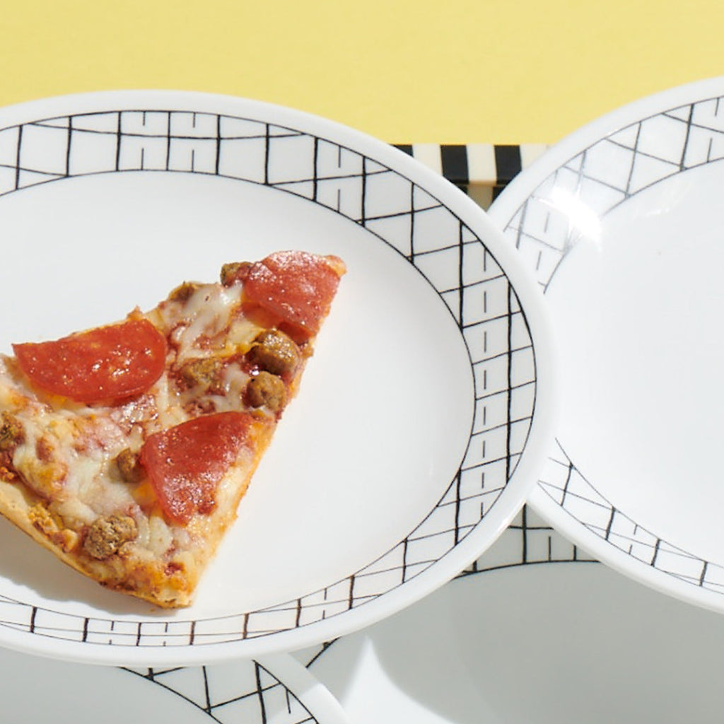 Corelle® Delicate Grid 8.5 Lunch Plate. 6-pack