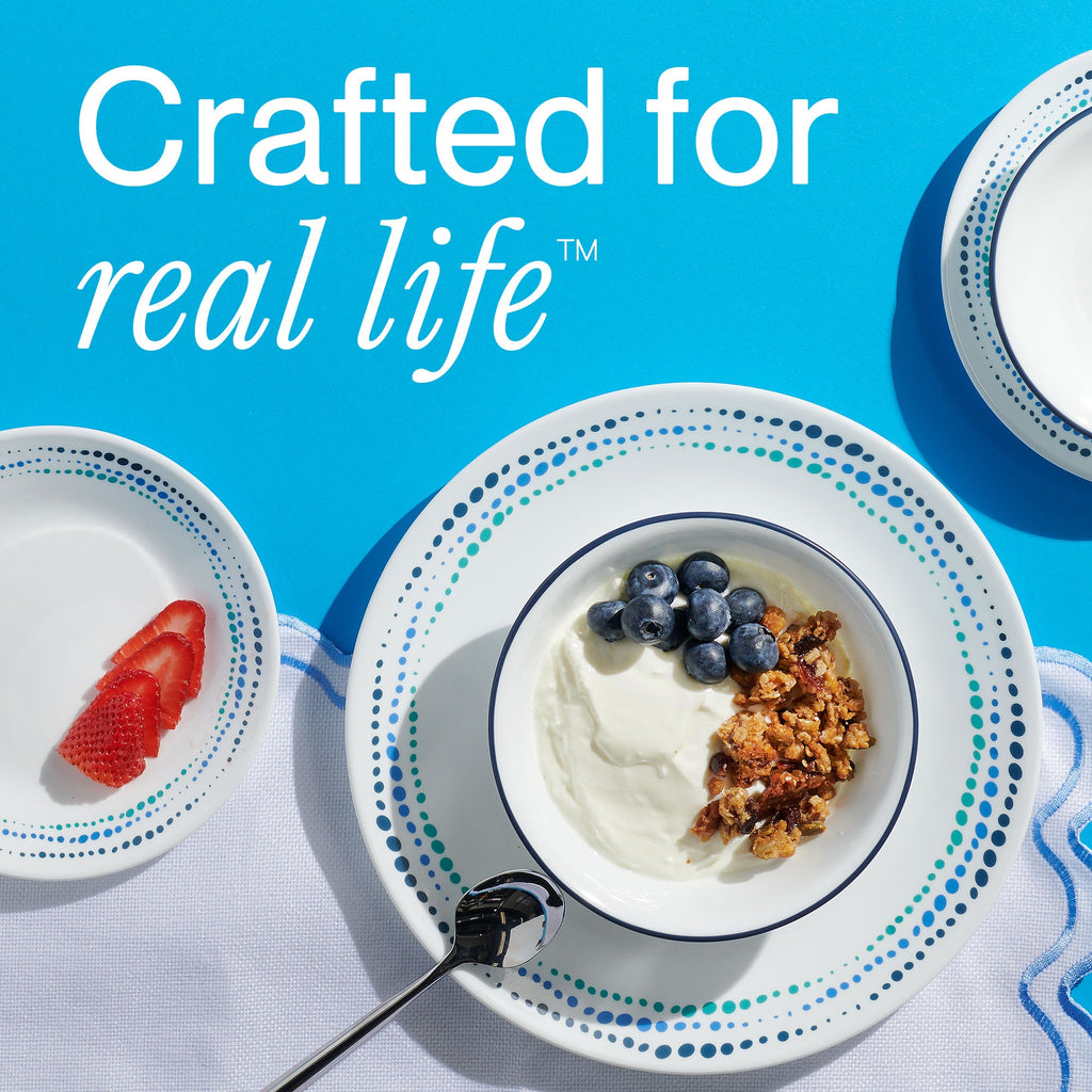 Corelle® Ocean Blues 18-piece Dinnerware Set. Service for 6