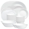 Corelle® Winter Frost White 78-piece Dinnerware Set. Service for 12