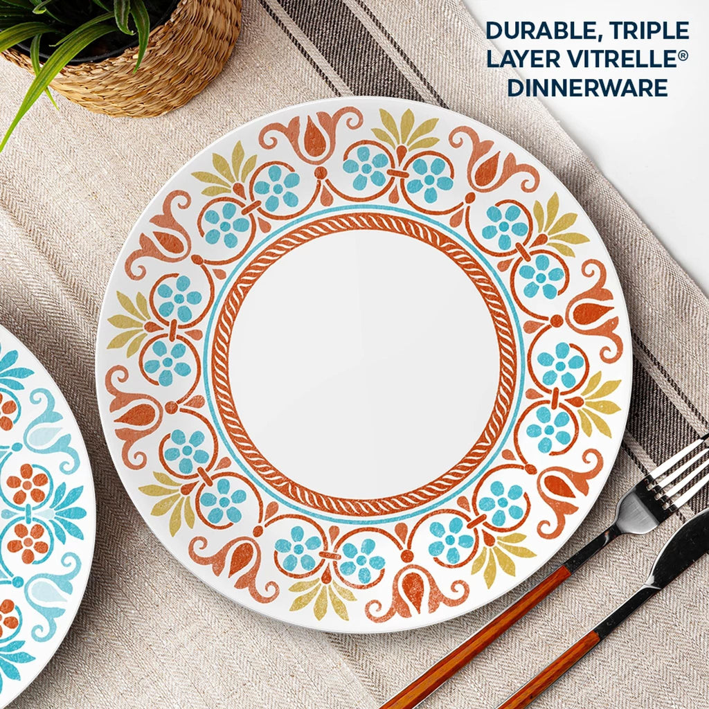 Corelle® Global Collection Terracotta Dreams 12-piece Dinnerware Set. Service for 4