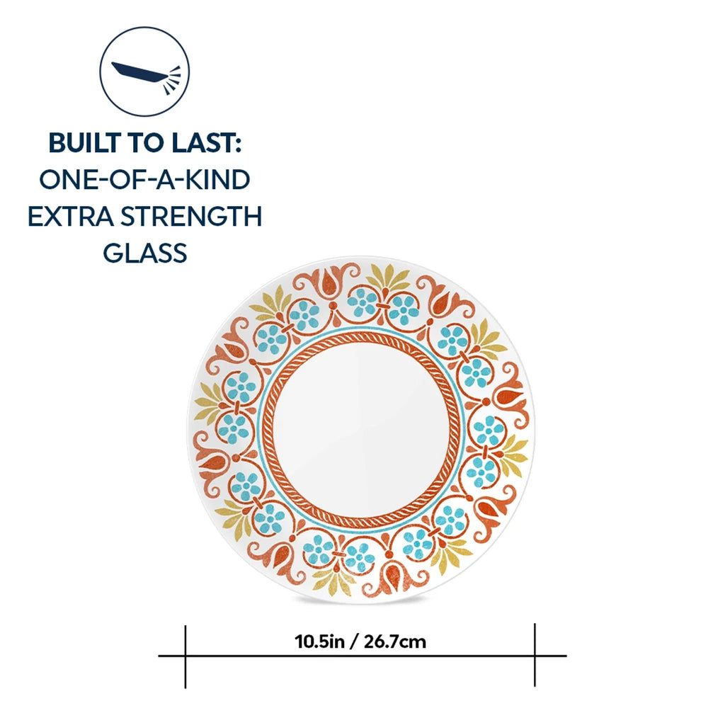 Corelle® Global Collection Terracotta Dreams 10.25 Dinner Plates. 6-pack