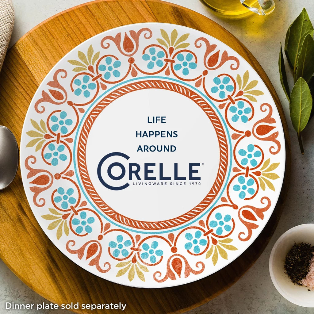 Corelle® Global Collection Terracotta Dreams. 8.5 Salad Plates. 6-pack