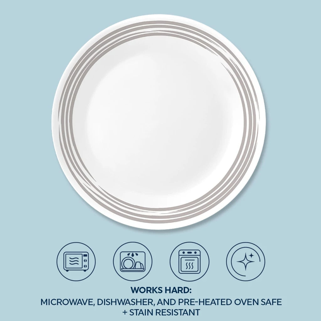 Corelle® Brushed Silver 10.25 Dinner Plate