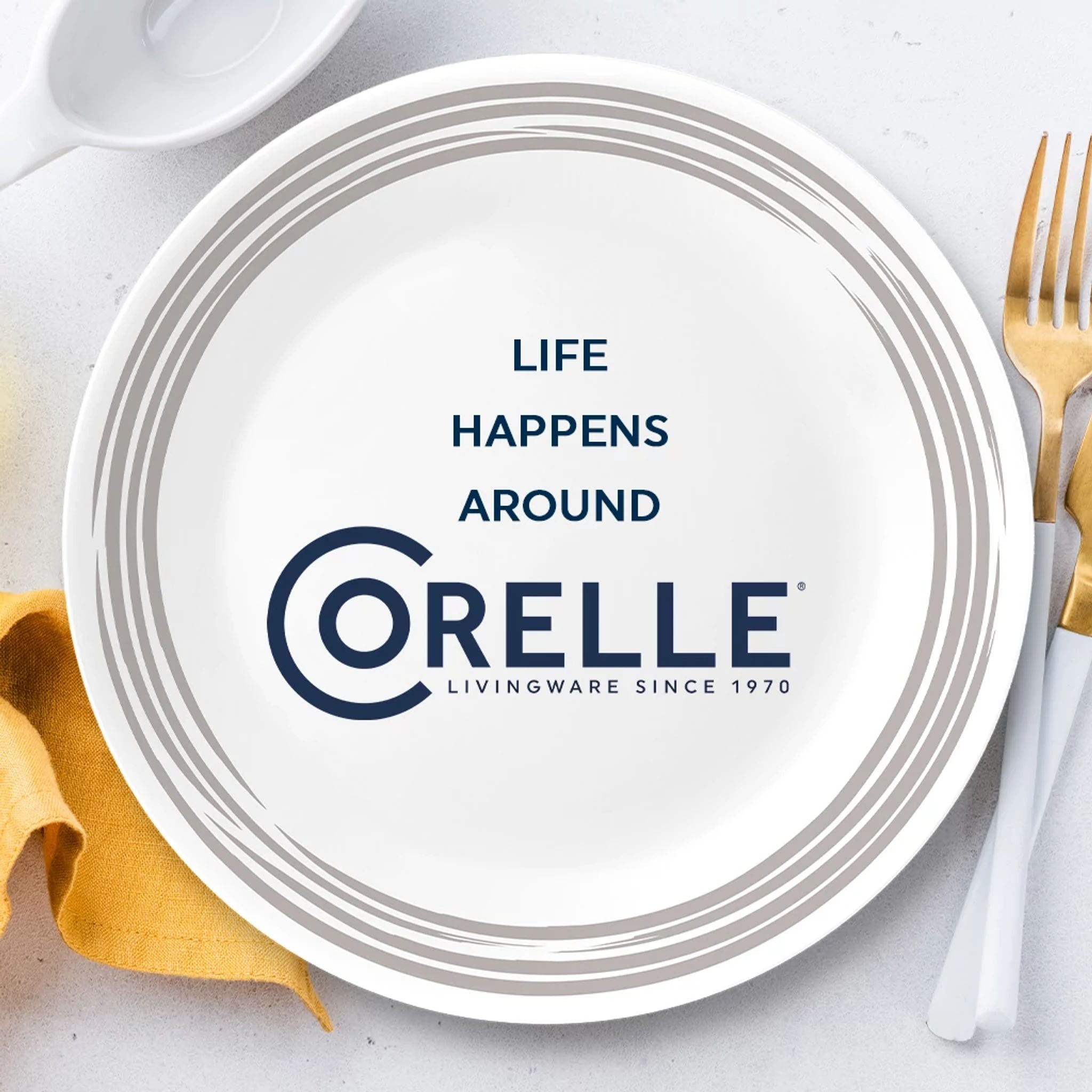 Corelle® Brushed Silver 10.25 Dinner Plate
