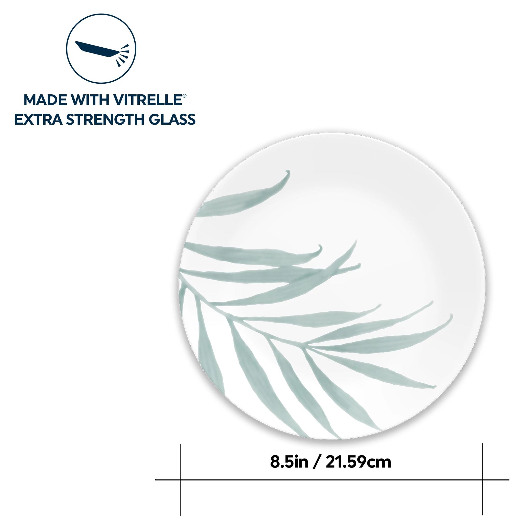 Corelle® Solar Print 8.5 Salad Plate. EXCLUSIVE