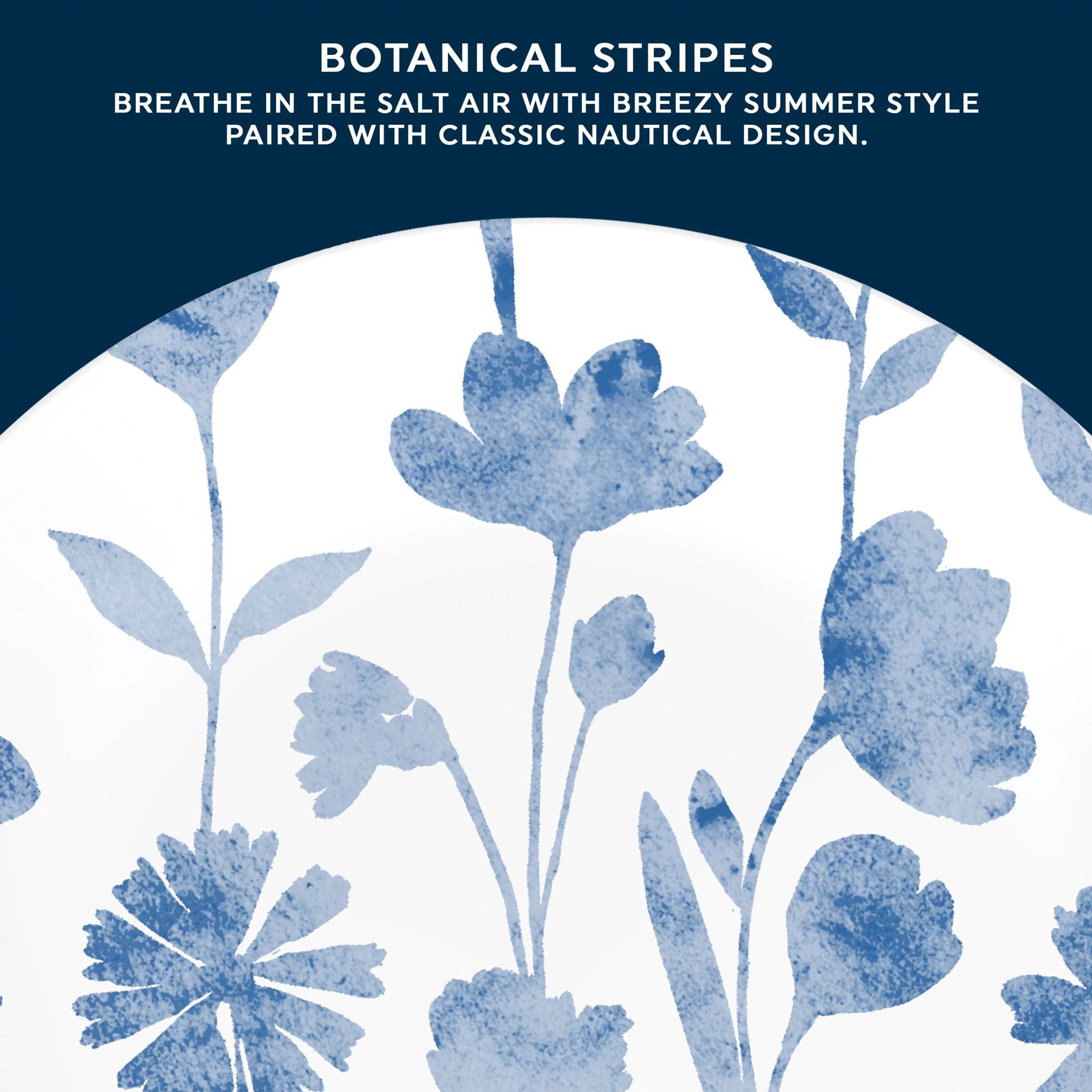 Corelle® Botanical Stripes 8.5 Salad Plate. Floral