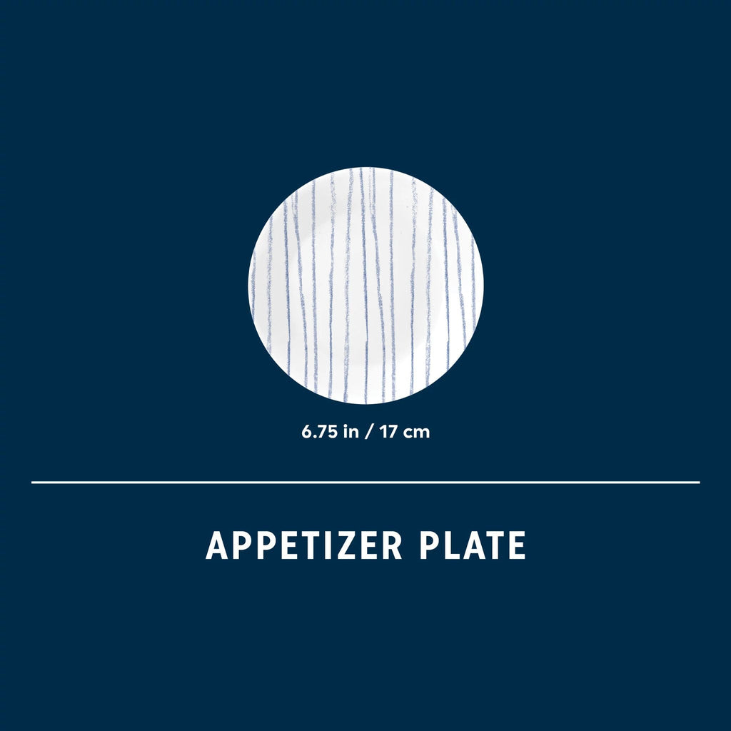 Corelle® Botanical Stripes 6.75 Appetizer Plate