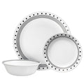 Corelle® City Block 12-piece Dinnerware Set. Service for 4