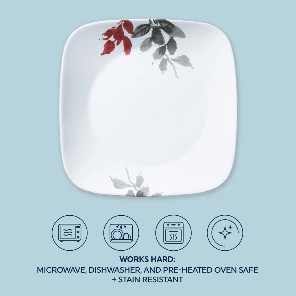 Corelle® Kyoto Leaves 16-piece Dinnerware Set. Service for 4