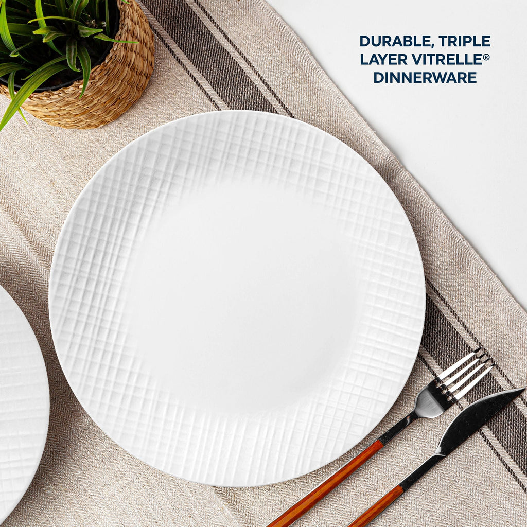 Corelle® Linen Weave 10.25 Dinner Plate