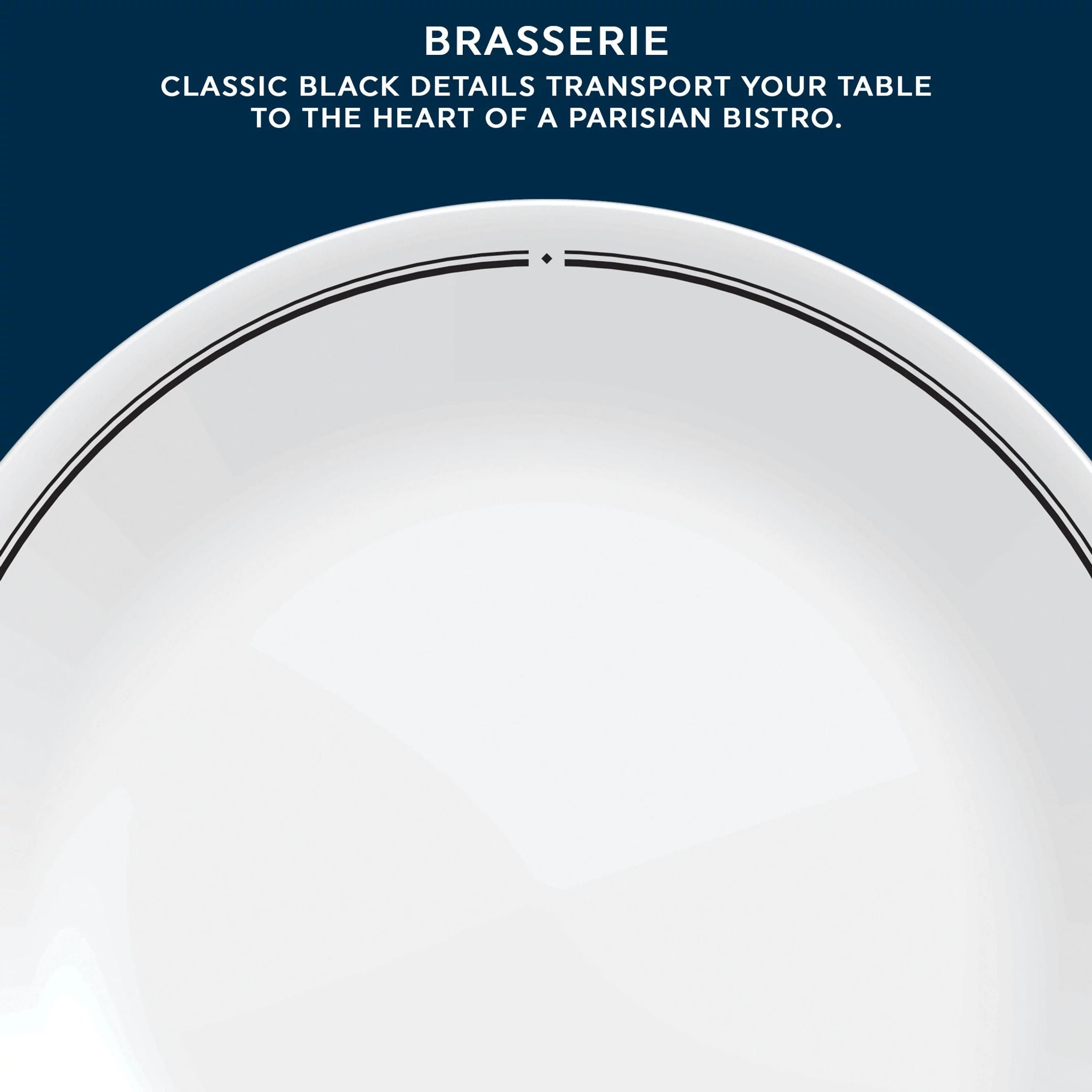 Corelle® Brasserie 8.5 Salad Plate. 6-pack