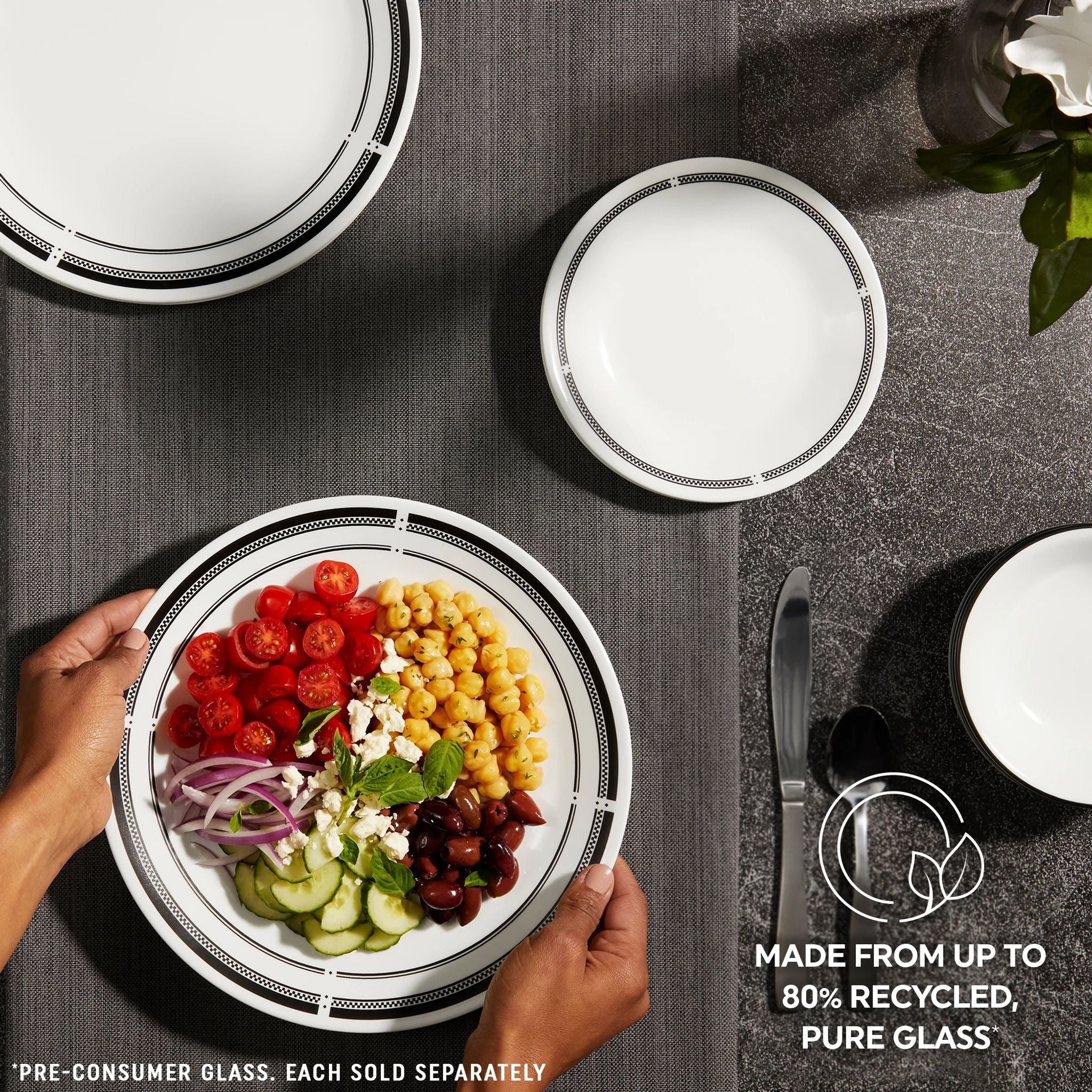 Corelle® Brasserie 8.5 Salad Plate. 6-pack