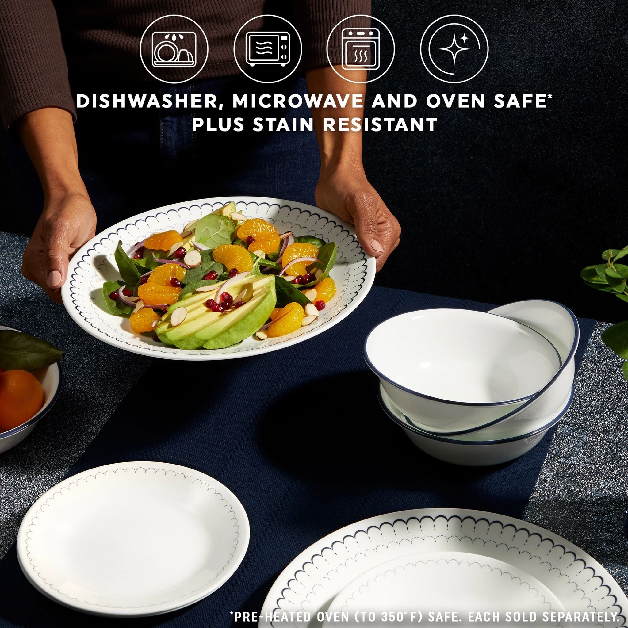 Corelle® Caspian Lace 10.25 Dinner Plate