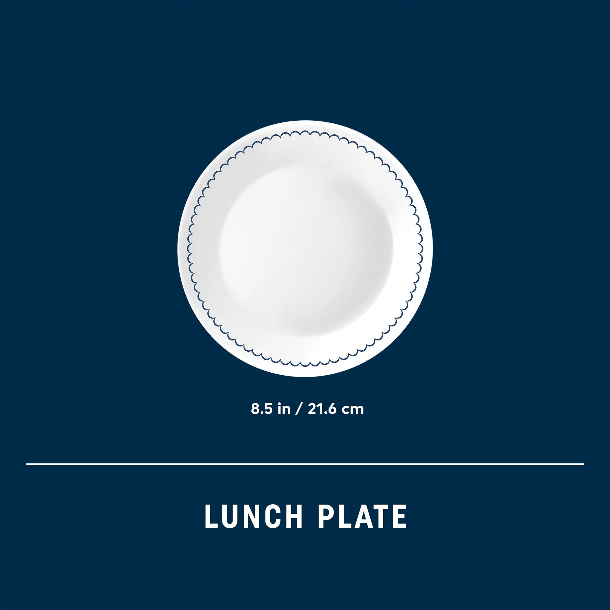 Corelle® Caspian Lace 8.5 Salad Plate