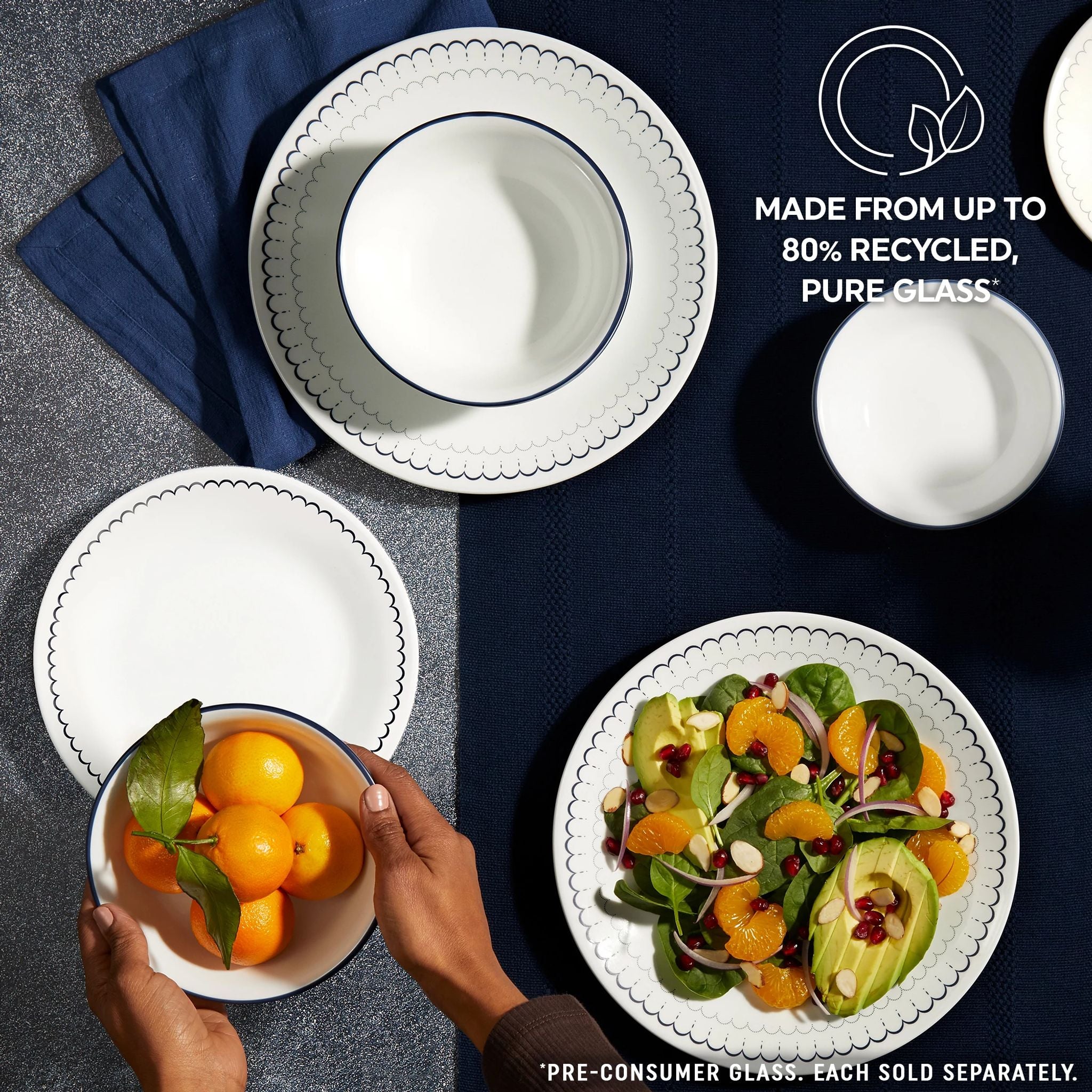 Corelle® Caspian Lace 8.5 Salad Plate