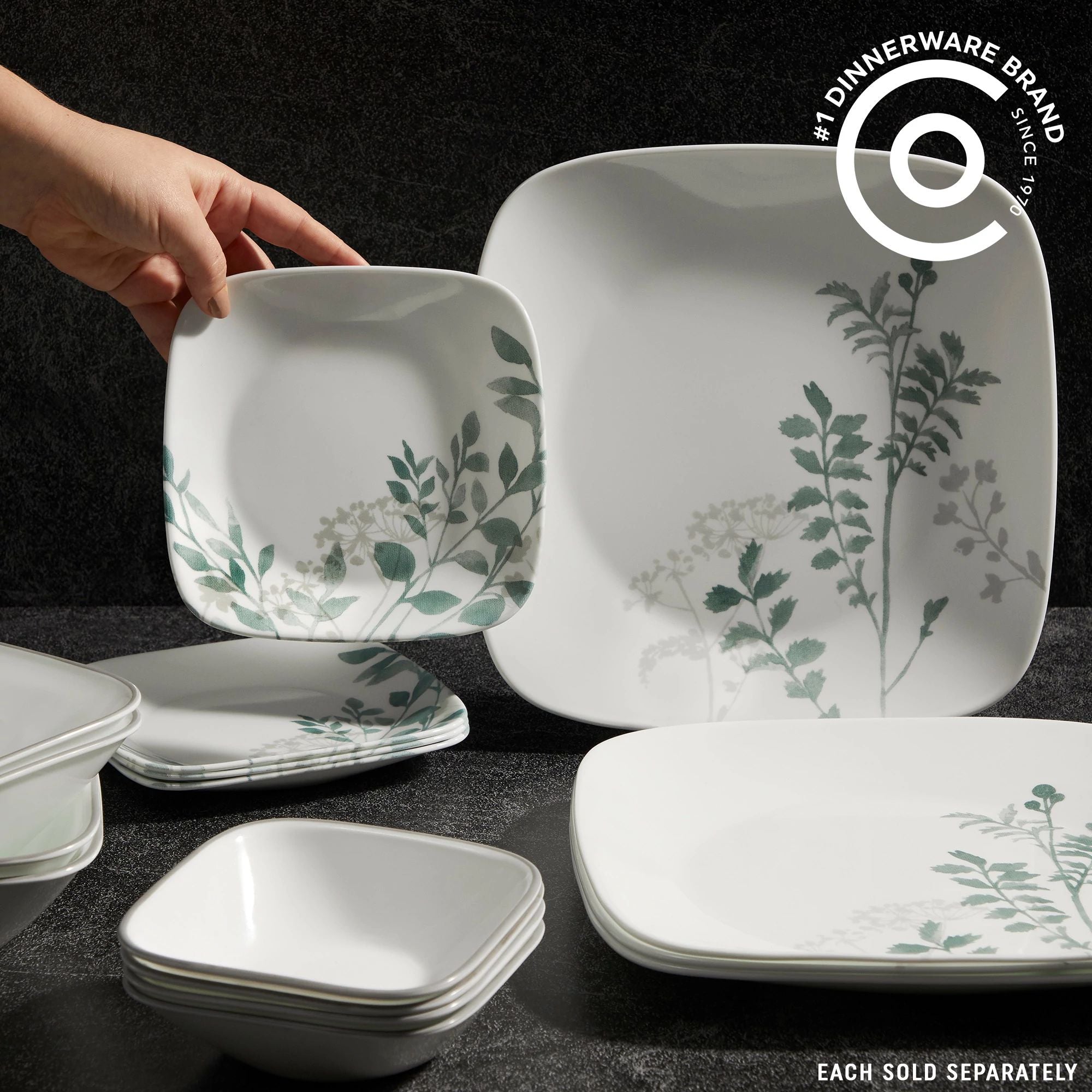 Corelle® Square Amalie 6.5 Appetizer Plate
