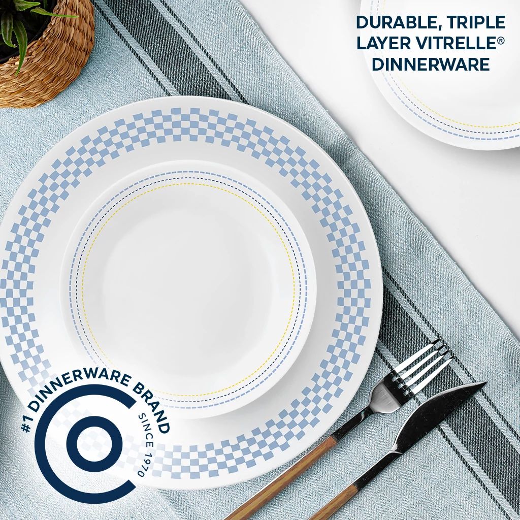 Corelle® Amelia 12-piece Dinnerware Set. Service for 4