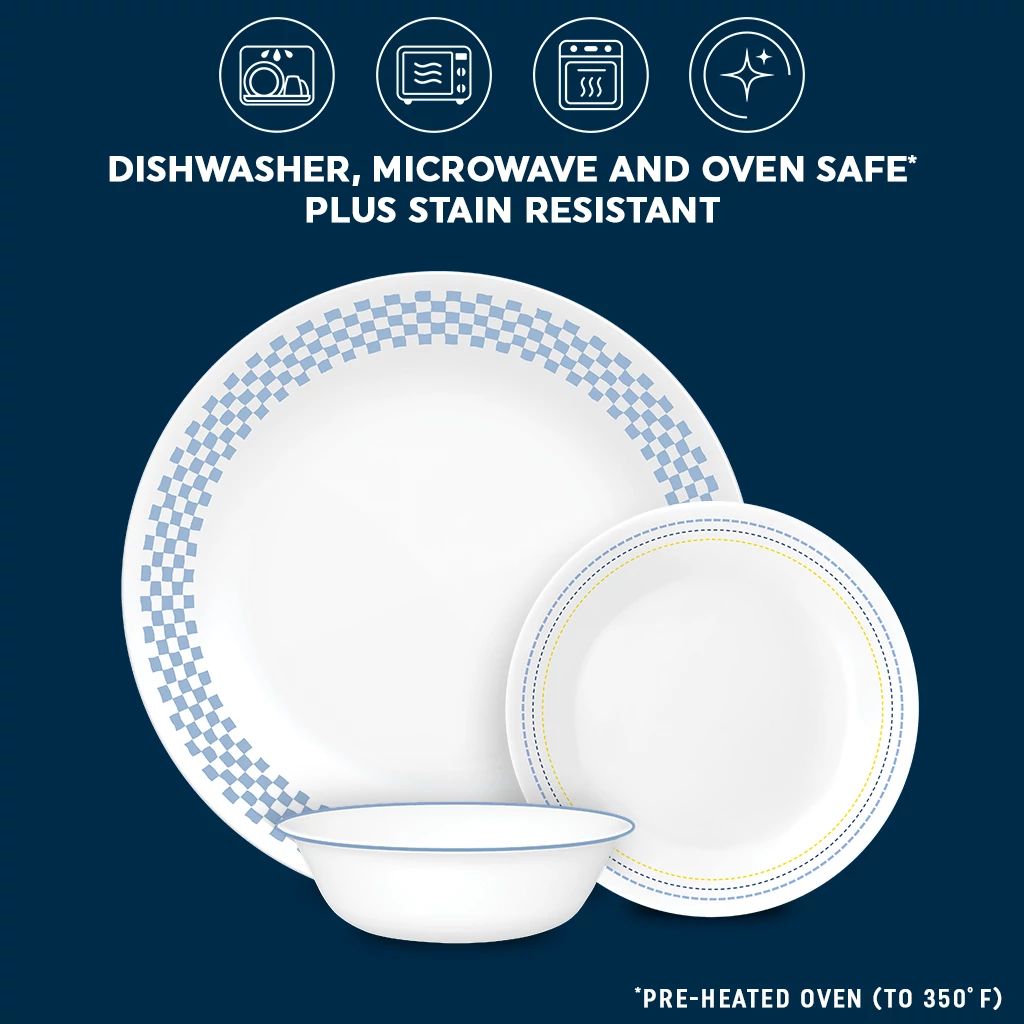 Corelle® Amelia 12-piece Dinnerware Set. Service for 4