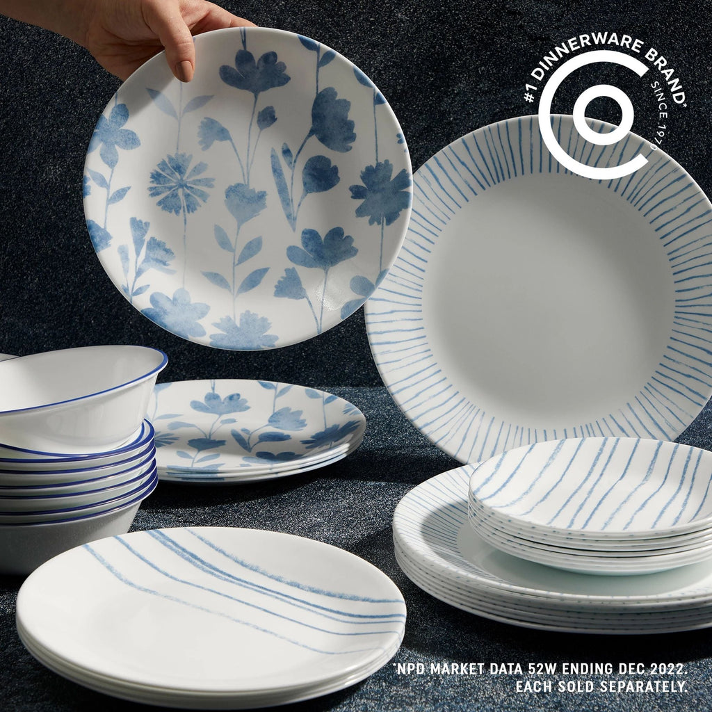 Corelle® Botanical Stripes 18-ounce Cereal Bowls. 6-pack