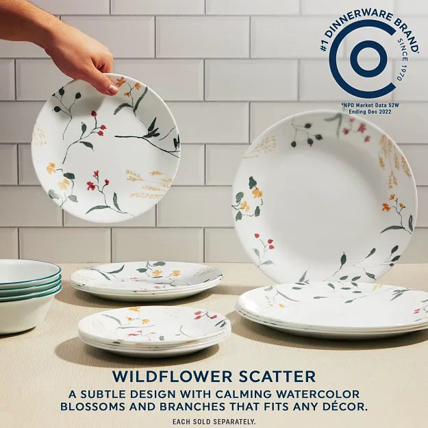 Corelle® Wildflower Scatter 6.75 Appetizer Plate