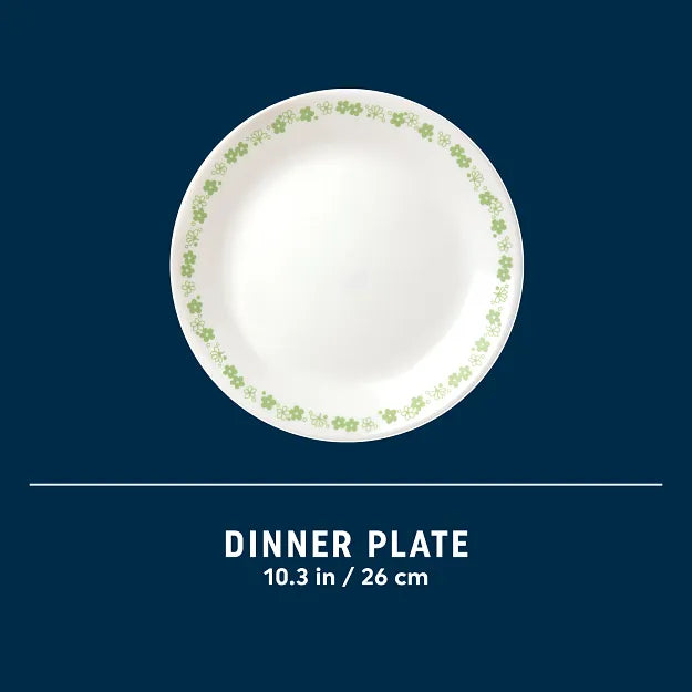 Corelle® Spring Blossom Green 10.25 Dinner Plate