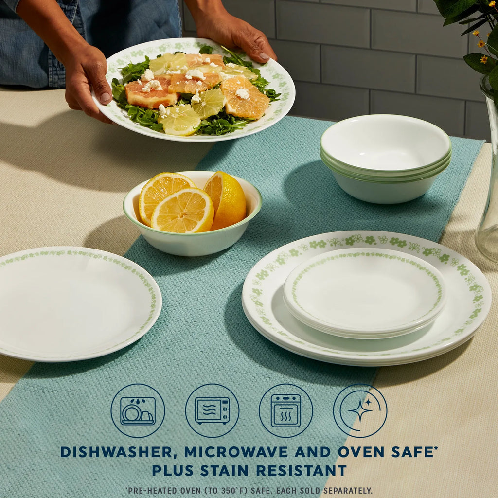 Corelle® Spring Blossom Green 8.5 Salad Plate
