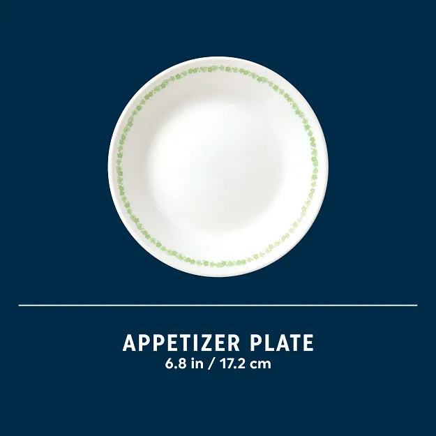 Corelle® Spring Blossom Green 6.75 Appetizer Plate