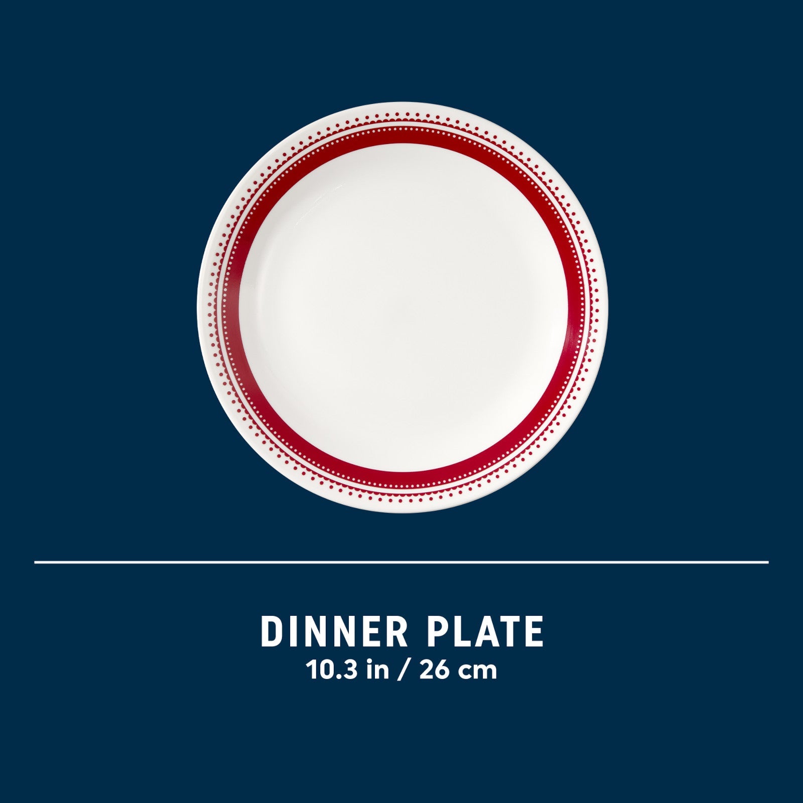 Corelle® Sadie 10.25 Dinner Plate