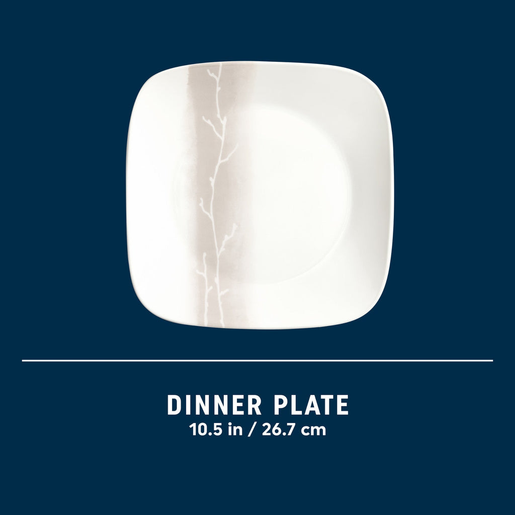 Corelle® Square Wandering Grove 10.5 Dinner Plate
