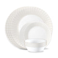 Corelle® Hushed Lines 12-piece Dinnerware Set. Service for 4