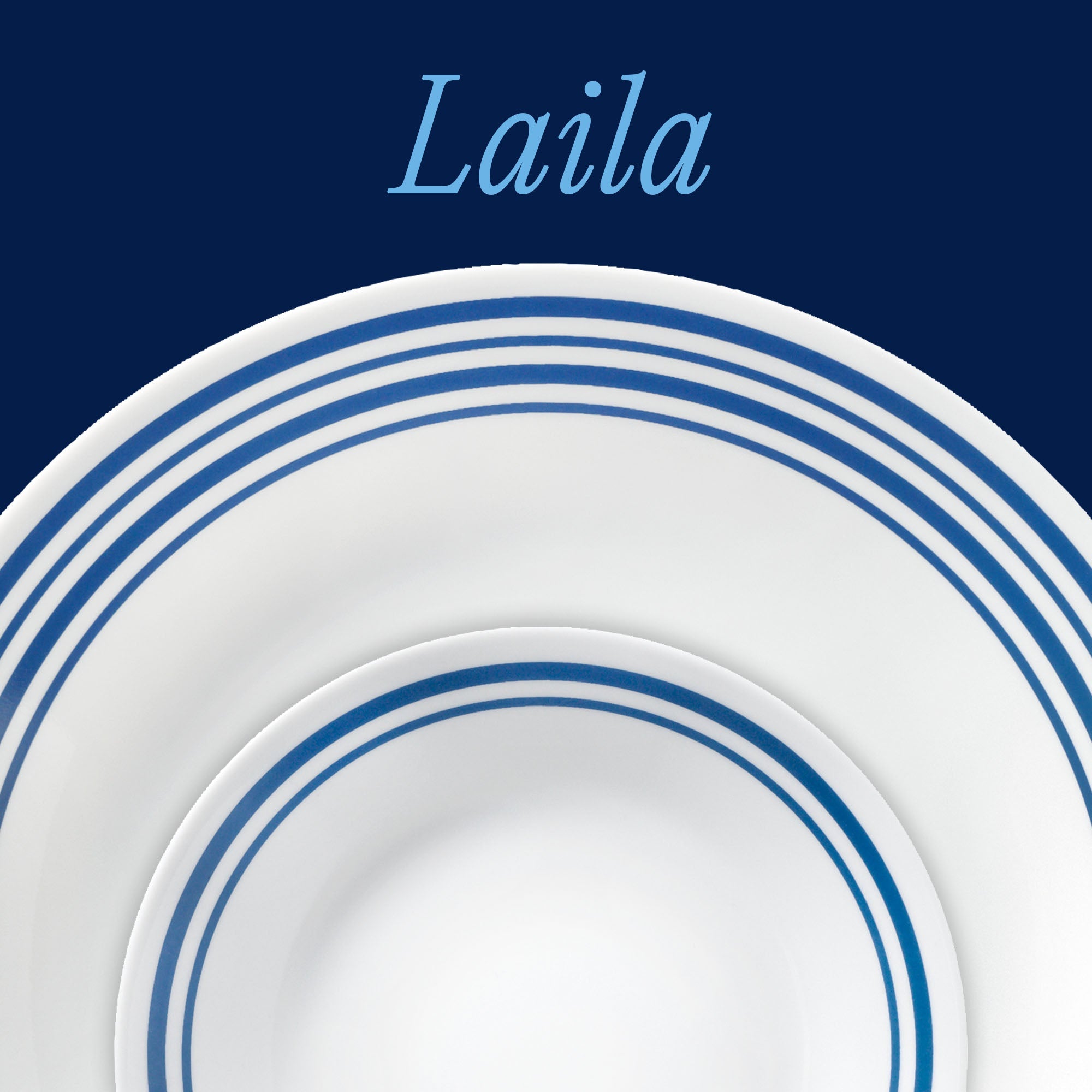 Corelle® Laila 18-piece Dinnerware Set. Service for 6