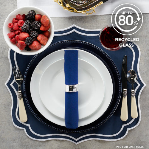 Corelle® Dazzling White Wide Rim 18pc Set. Service for 6