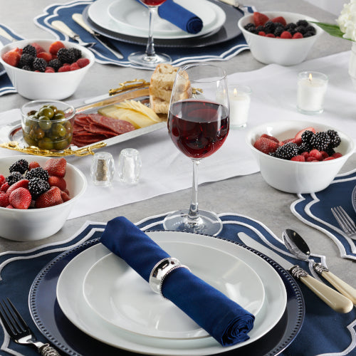 Corelle® Dazzling White Wide Rim 18pc Set. Service for 6