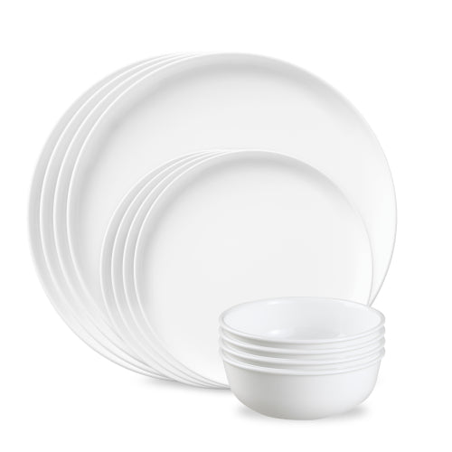 Corelle® Modern Rounds 12pc Set. Service for 4