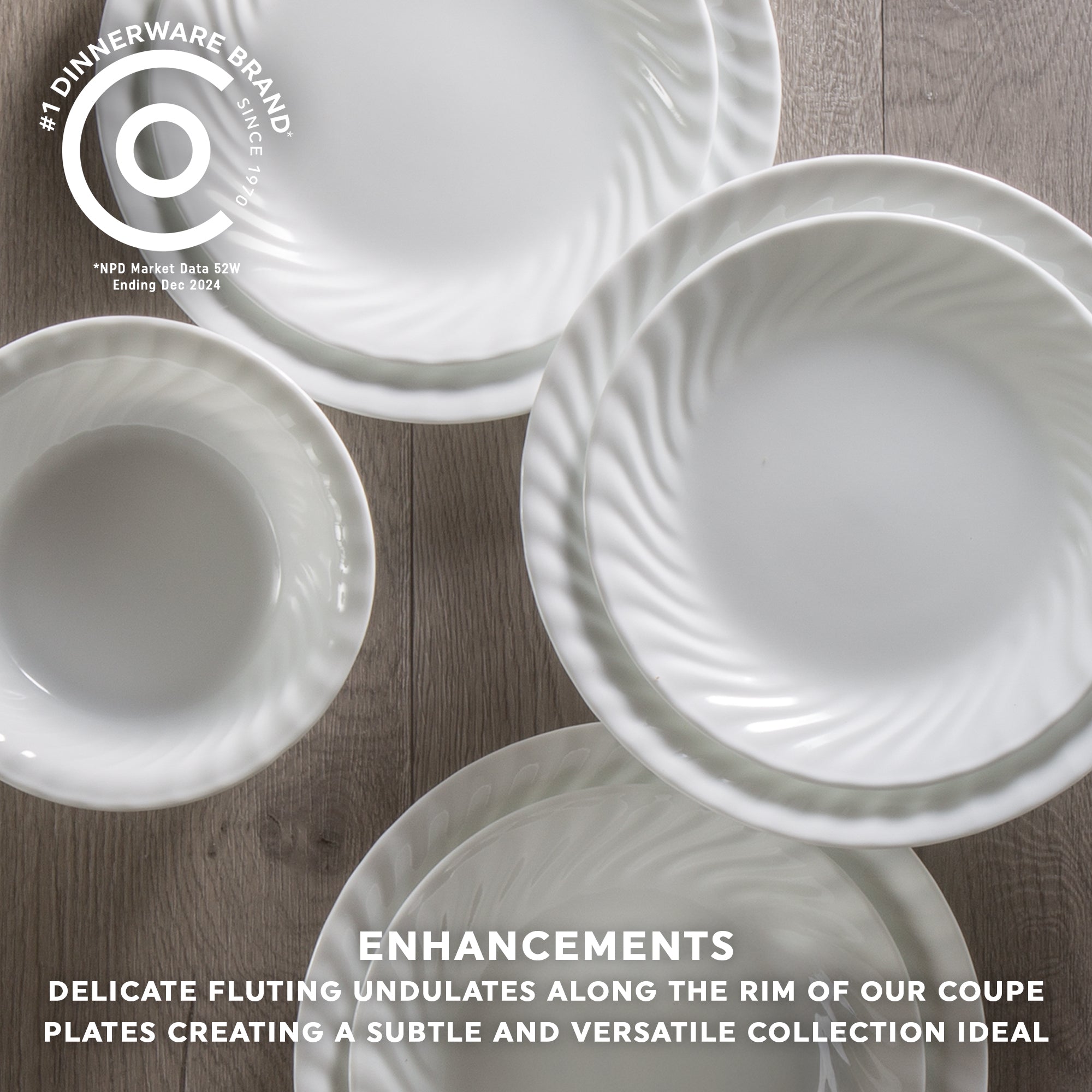 Corelle® Enhancements 10.25 Glass Dinner Plate