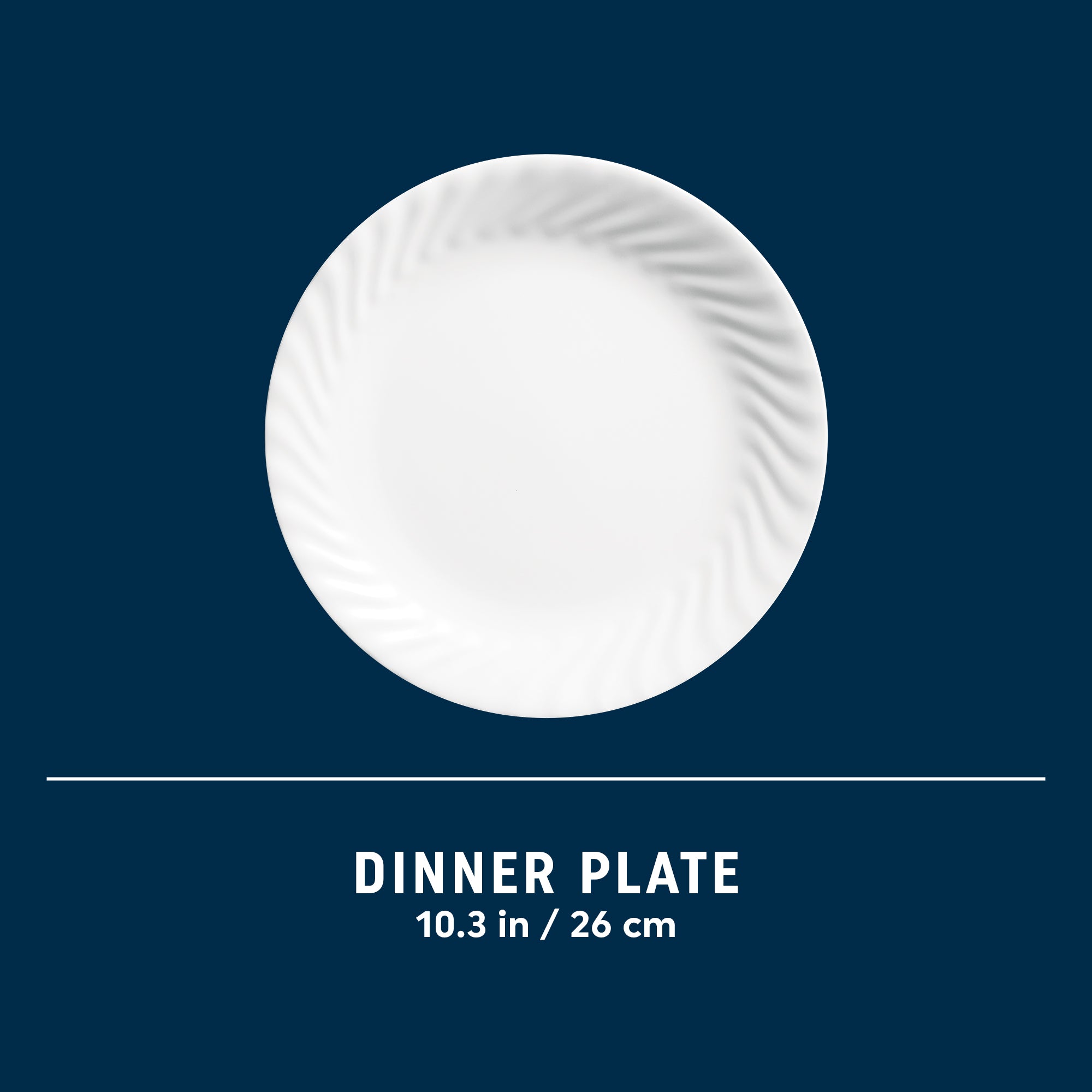 Corelle® Enhancements 10.25 Glass Dinner Plate