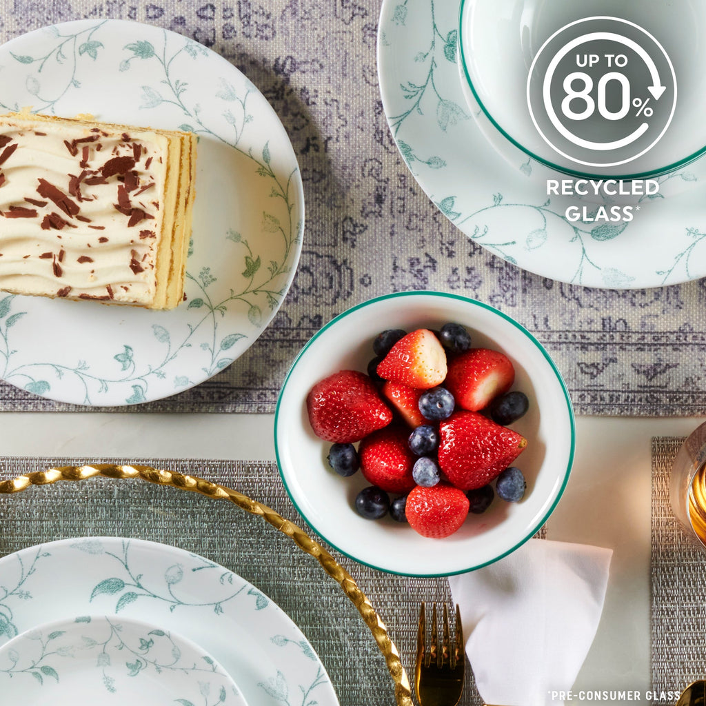 Corelle® Chambord 18-piece Dinnerware Set. Service for 6