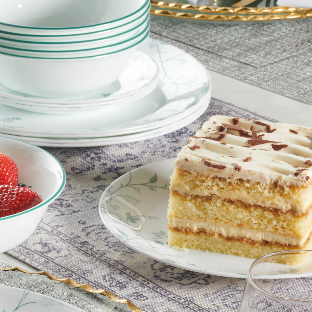 Corelle® Chambord 18-piece Dinnerware Set. Service for 6