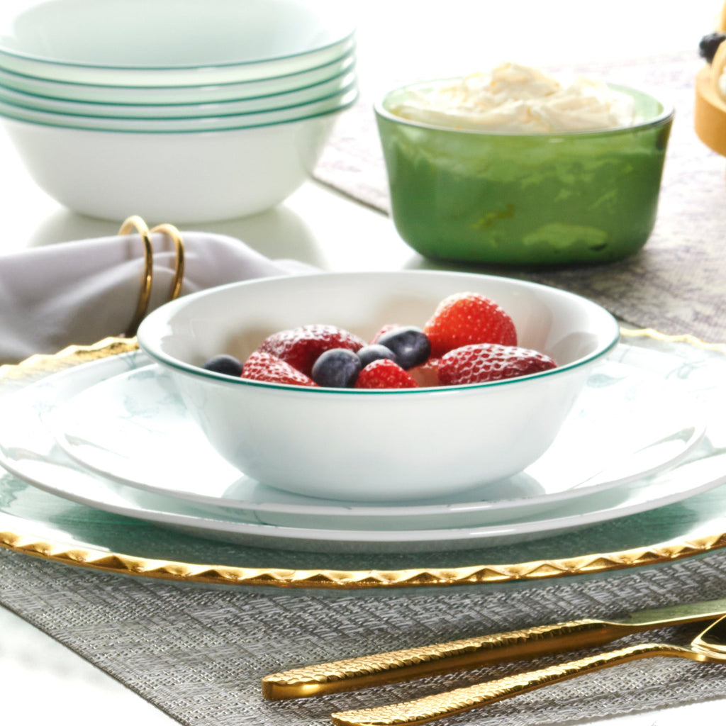 Corelle® Chambord 18-piece Dinnerware Set. Service for 6