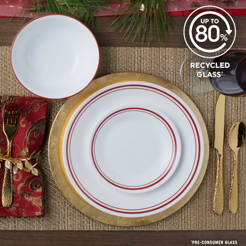 Corelle® Logan 18-pc Dinnerware Set. Service for 6