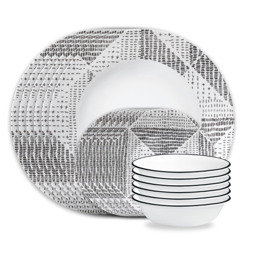 Corelle® Odisha 18-piece Dinnerware Set. Service for 6