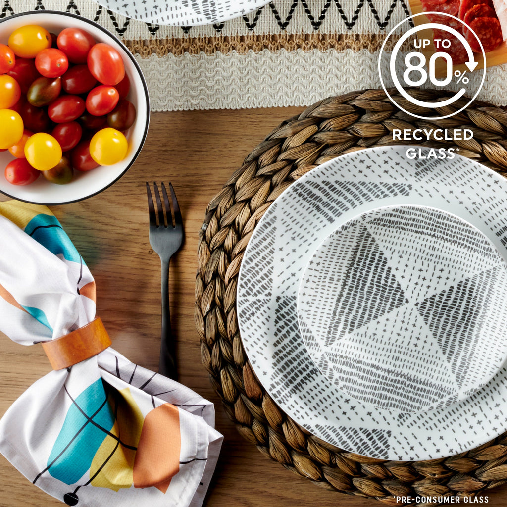 Corelle® Odisha 18-piece Dinnerware Set. Service for 6