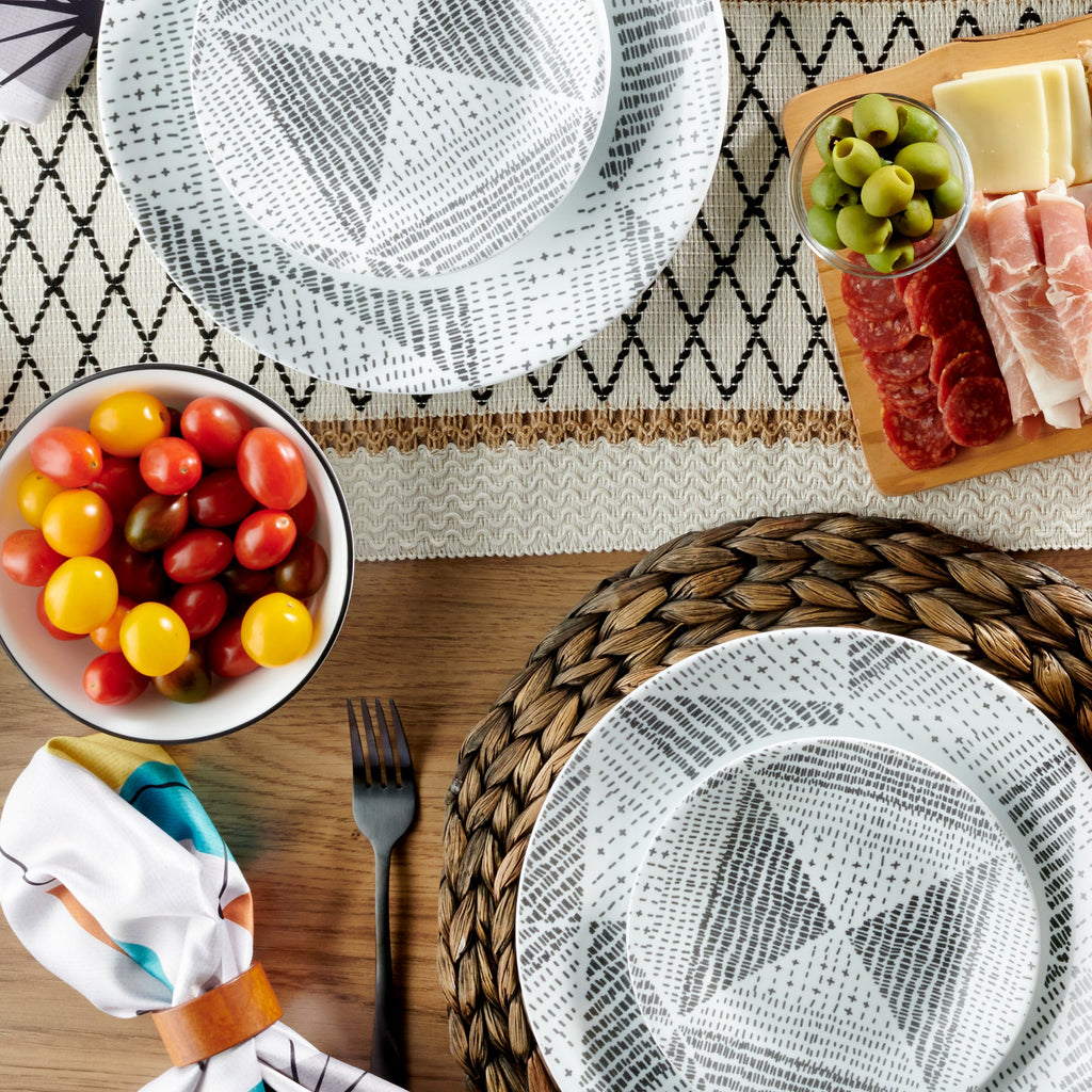 Corelle® Odisha 18-piece Dinnerware Set. Service for 6
